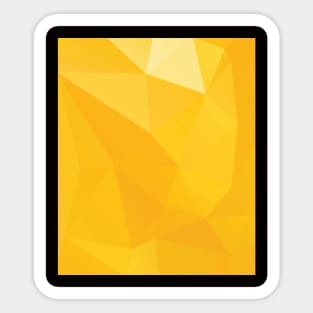 Geometric Yellow Sticker